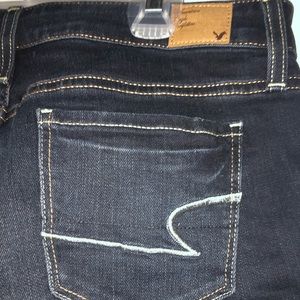AE skinny jeans dark denim